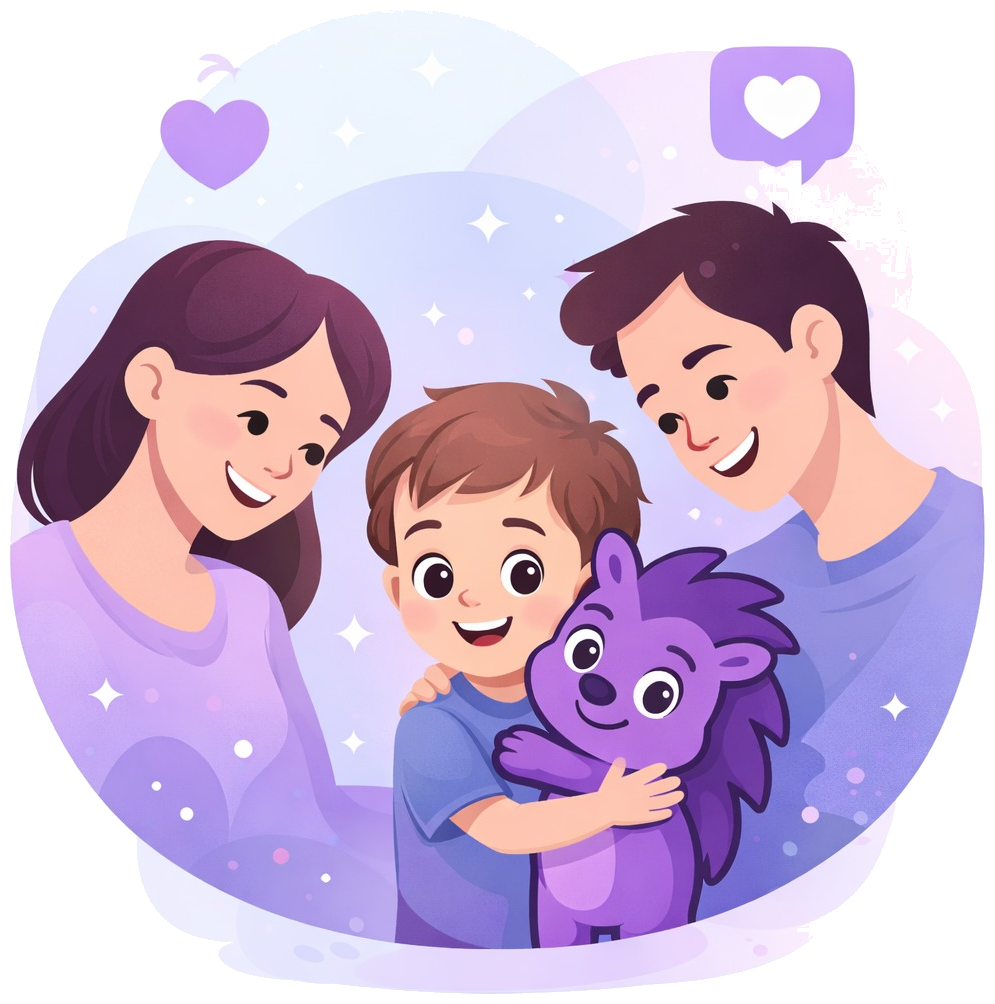 Family illustration for Frienddy